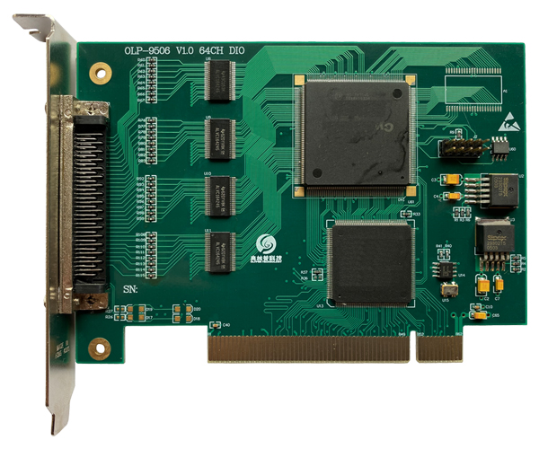 OLP-9506，PCI接口，64通道，TTL，数字量I/O模块